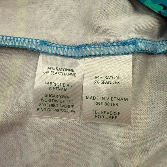 Lilly Pulitzer Ilia Maxi Dress Size 00 Blue Seabreeze Plant One On You NWOT - Picture 10 of 15